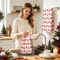 thumbnail image 2 of Yhmxh Christmas Kitchen Towels Set of 2, Christmas Tree Decorative Dish Towels, Absorbent Soft Holiday Hand Towels, Xmas Tea Towels for Kitchen Counter, Cooking, Christmas Decoration 15.75"x23.62", 2 of 6