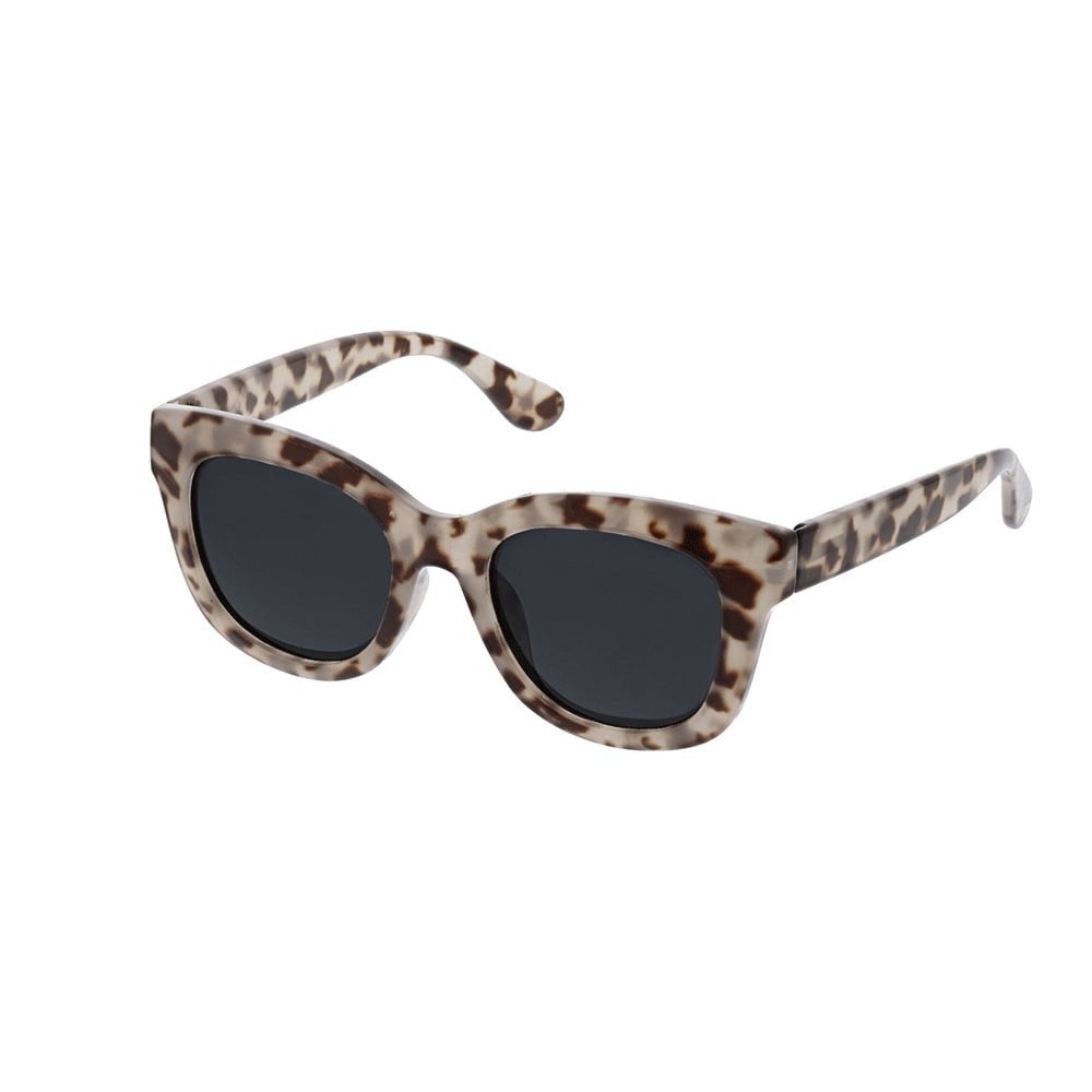 Peepers Gray Tortoise Women's Center Stage Round Reading Sunglasses