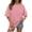 Pink, variant on Women's Spring Going Out Tops Casual Short Sleeve Crewneck Loose Fit Basic Cute Tee Shirts Summer Outfits