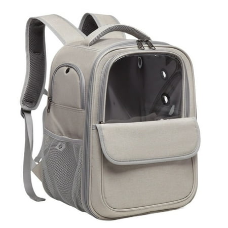 FL Breathable Cat Carrier Bag Large Capacity Double Shoulder Portable Cat Backpack Wear-resistant Outdoor Pet Bag