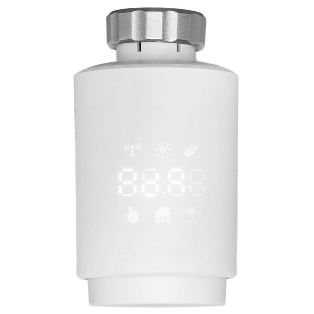 Válvula De Radiador Controlador De Temperatura De Ahorro De Energía Con Retroiluminación LCD Multifuncional Programable Para ZIGBEE Para Oficina