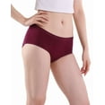 thumbnail image 3 of INNERSY Women's Hipster Period Panties Postpartum Ladies Menstrual Underwear 3-Pack(S,Black/Deep Blue/Burgundy), 3 of 10