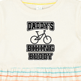 thumbnail image 4 of Inktastic Daddys Biking Buddy Girls Baby Dress, 4 of 5