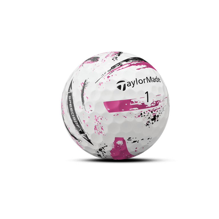 TaylorMade SPEED SOFT INK ピンク4ダース TaylorMade SpeedSoft Pink Ink Golf Balls