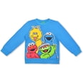 thumbnail image 2 of Sesame & Friends Elmo, Cookie Monster and Big Bird Boys 2 Piece Long Sleeve and Jogger Set, Infant, 2 of 5