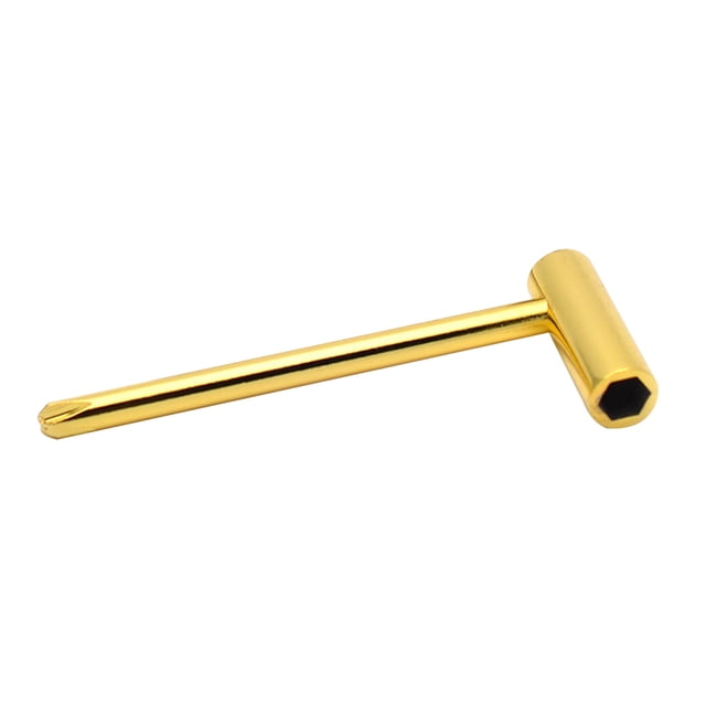 EeaseCA Hex Guitar Adjustment Wrench Metal Truss Rod Tools Compatible for Taylor Guitar (Golden)