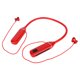 thumbnail image 4 of Auriculares Bluetooth con banda para el cuello, pantalla LED de encendido, reproducción de tarjetas de memoria, auriculares magnéticos con retroiluminación RGB en rojo, 4 of 12