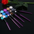 thumbnail image 4 of Juego de maquillaje de 20 piezas, base en polvo, sombra de ojos, delineador de ojos, pinceles cosméticos para labios (púrpura y negro), 4 of 6
