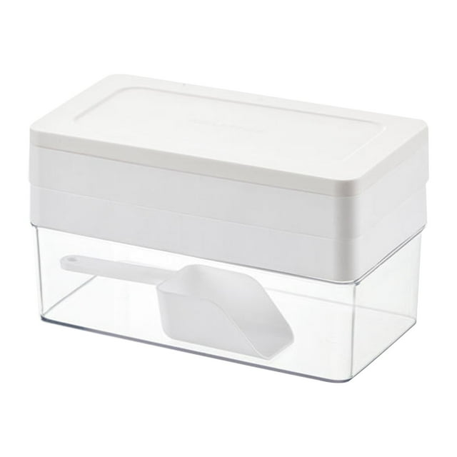 Ohufall ice cubes Molds With Cover Small Household Refrigerator Ice Tray Easy Release Ice Lattice