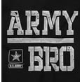 thumbnail image 2 of US Army Bro Military Star Logo Men's Big & Tall Crewneck Sweatshirt Brisco Brands 2X, 2 of 3