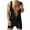 Black, variant on hotojiny Mens One Piece Pajamas Jumpsuit Soft Comfy Adult Pj Underwear Stretchy Athletic Supporters Singlet Romper Loungewear