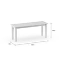 thumbnail image 3 of Rawlings 6-Piece Dining Set with Bench by Birch Harbor, White, 3 of 5