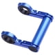 thumbnail image 2 of Sywqhk Soporte para luz de bicicleta de 10 cm Extensor de manillar de bicicleta Soporte para teléfono con lámpara (Azul) Sywqhk Alta Calidad, 2 of 7