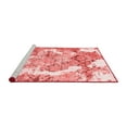 thumbnail image 2 of Ahgly Company Machine Washable Indoor Rectangle Abstract Red Modern Area Rugs, 7' x 10', 2 of 4
