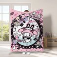 thumbnail image 1 of 3D Printing, Cartoon Soft Double Flannel Blanket, Super Soft Blanket, Suitable For Living Room, Sofa, 1 of 3