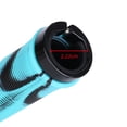 thumbnail image 4 of Becaristey Bicycle Grips With Unique Textures Ergonomic Non-skid Shape Unique Rectangle Patterned Textures blue, 4 of 6