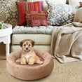thumbnail image 1 of LSLJS Tapis pour Chien Épais et Chaud, Amovible et Lavable, Chenil Rond, 1 of 6