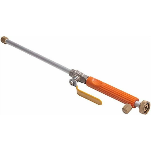 Gamvdout Automative High Pressure Wand, 18" Water Power Washer Wand for Wash and Window Washing, with Jet/Fan Nozzle Tips Orange