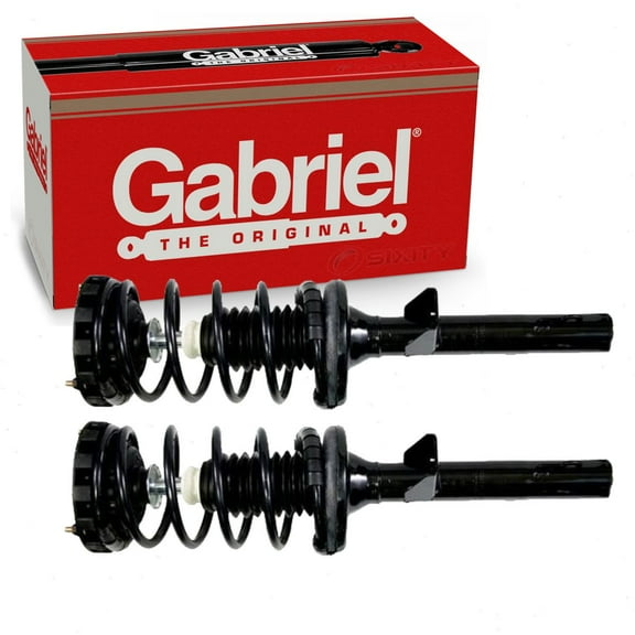 2 pc Gabriel G56936 ReadyMount Suspension Strut & Coil Springs for Assembly Shock Shocks Struts Fits select: 1994-2007 FORD TAURUS, 1994-2005 MERCURY SABLE