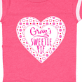 thumbnail image 4 of Inktastic Gran's Sweetie Pie with Pink Hearts Boys or Girls Baby Bodysuit, 4 of 5