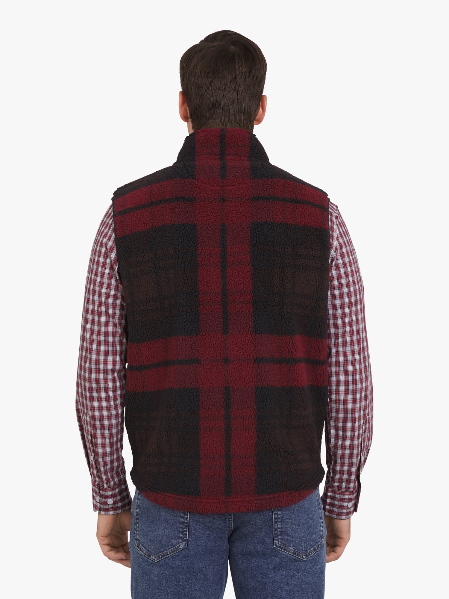 Chaps Men's & Big Men's High Pile Fleece Sherpa Vest, Sizes S-3XL