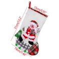 thumbnail image 3 of Family Christmas Stockings, 14" Personalized Christmas Stockings, Santa Snowman Reindeer Bear Farmhouse Christmas Stocking Luxury Thick Festival Decoration for Xmas and New-Year Party, 3 of 3