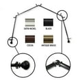 thumbnail image 2 of InStyleDesign  Nadine 4-Sided Bay Window Curtain Rod satin nickel Satin, Nickel Finish, Silver Finish, 2 of 4