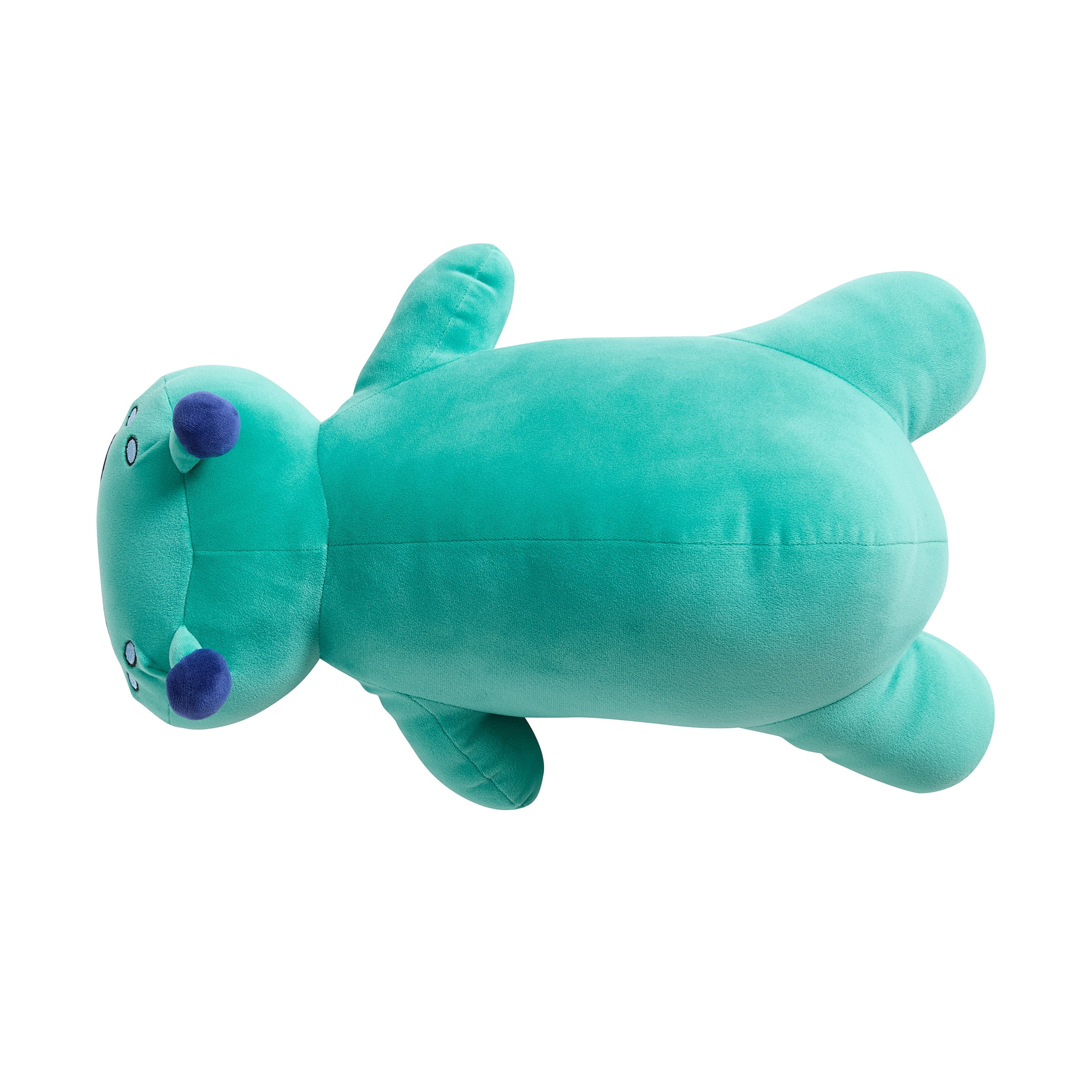 Your Zone Kids Alien Weighted Plush Pillow, 20" x 7", Green