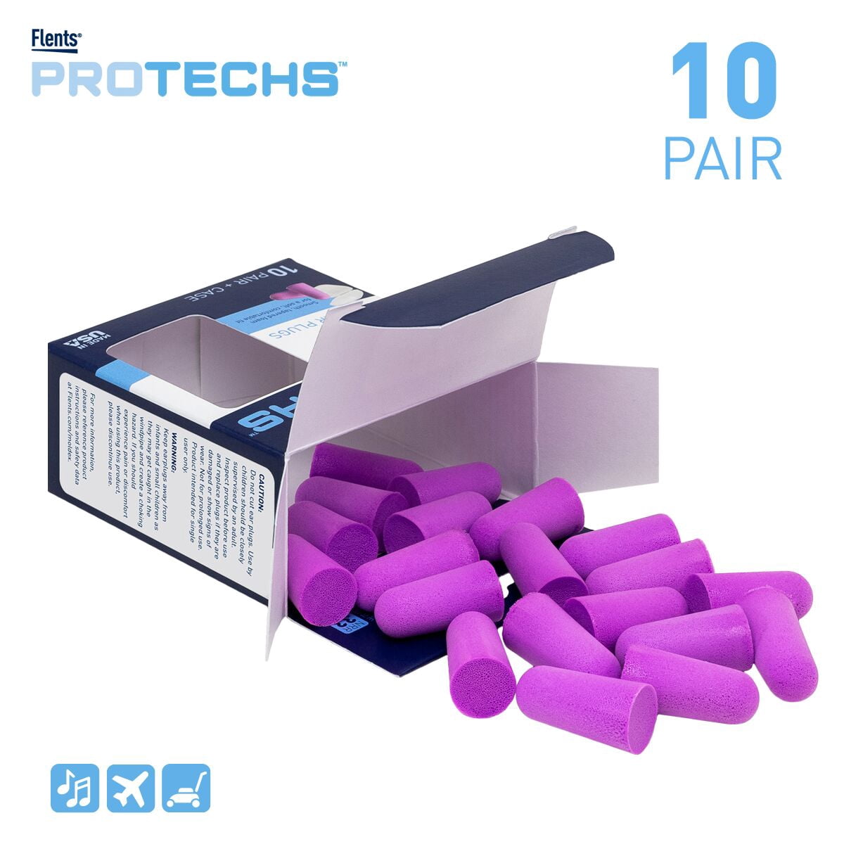 Flents Quiet Time® Soft Comfort Ear Plugs (NRR 33) (10 Pair)