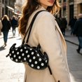 thumbnail image 4 of Uobin Everyday Minimalist Polka Shoulder Tote Lightweight Comfortable Carryall For Summer Commute And Travel, 4 of 4