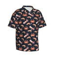 thumbnail image 2 of Hawaiian Shirt For Men, Shrimp No.9071 Mens Button Down Short Sleeve Shirt, Summer Beach Shirts For Men, 2 of 2
