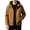 #13Brown, variant on MYAOYI Mens Casual Zip Up Hooded Jacket Lightweight Outdoor Coat