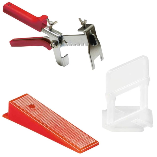 Kit de Niveladores TIP Porcelánico Pisos Losetas Porcelanato Clips de 1.0 mm