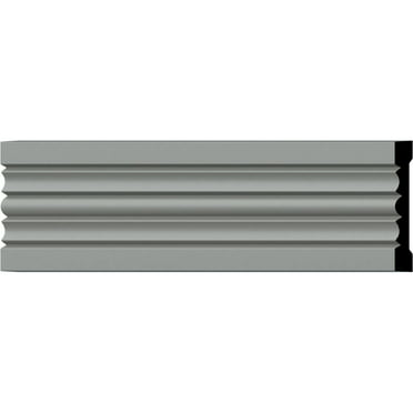 5 1/2"H x 3/4"P x 94 1/2"L Legacy Fluted Panel Moulding