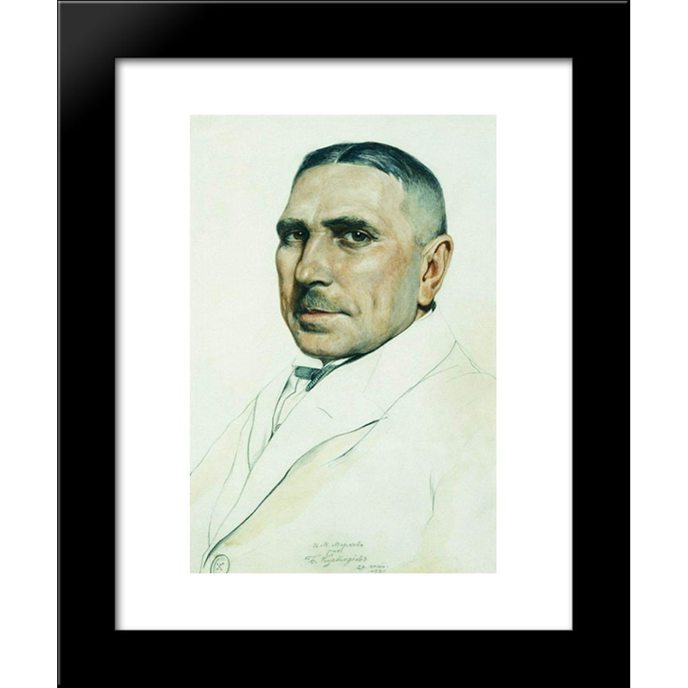 Portrait of I.M. Markov 20x24 Framed Art Print by Boris Kustodiev