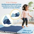 thumbnail image 4 of ECR4Kids SoftZone Camp, Canoe and Tumble Too Activity Play Mat, Toddler Playmat, Earthtone, 4 of 9