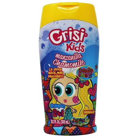 Grisi Kids Manzanilla, Girls Shampoo, Paraben-Free, Hypoallergenic, 10.1 Fl Oz