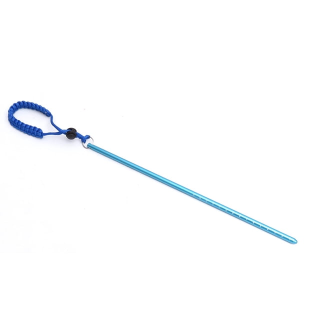 Sonducket Palo de buceo, aleación de aluminio, fabricante de ruido, palos de arrecife, correa para la muñeca Deportes acuáticos Azul claro