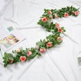 thumbnail image 3 of 220cm Rose Garlands Artificial Rose Vines,Fake Silk Flower Garlands with Greenery Plants Wedding Hanging Flower Vines Garlands for Home Office Arch Garden Decoration, 3 of 8