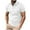 White, variant on Mens Knit Polo Shirts Short Sleeve Textured Casual lapel Neck Golf T Shirts