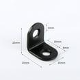 thumbnail image 2 of unbranded 20Ud Bracket Esquinero Negro En L Inoxidable Para Estantes Y Muebles, 2 of 7