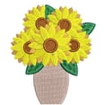 thumbnail image 5 of Threadart Machine Embroidery Designs - Sunflowers (1), 5 of 8