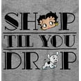 thumbnail image 2 of Betty Boop Shop till You Drop Funny Zip Hoodie Sweatshirt Women Brisco Brands S, 2 of 6