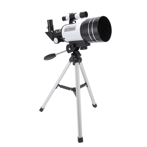 Telescopio astronómico, telescopio refractor de apertura de 70 mm Telescopio de aleación de aluminio Telescopio para principiantes Robusto y resistente