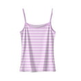 thumbnail image 5 of Ltctricy Camisole Tops for Women Summer Spaghetti Strap Scoop Neck Striped Slim Tank Tops Soft Casual Sleeveless T Shirts, 5 of 6