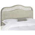 thumbnail image 3 of SAFAVIEH Sephina Rustic Coastal Rattan Headboard, King, Antique Grey, 3 of 5