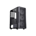 thumbnail image 3 of DIYPC S3-BK-ARGB Black USB3.0 Steel/ Tempered Glass ATX Mid Tower Gaming Computer Case w/ Tempered Glass Panel and 3 x ARGB LED Fans x Front (Pre-Installed), 3 of 20