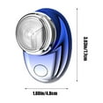 thumbnail image 3 of FSTDelivery Men's Mini Portable Shaver Pocket Shaver USB Rechargeable Mini Shaver Suitable For Home Car Travel Gift With Battery Display, Christmas Birthday Gifts for Women, on Sale Clearance, 3 of 8
