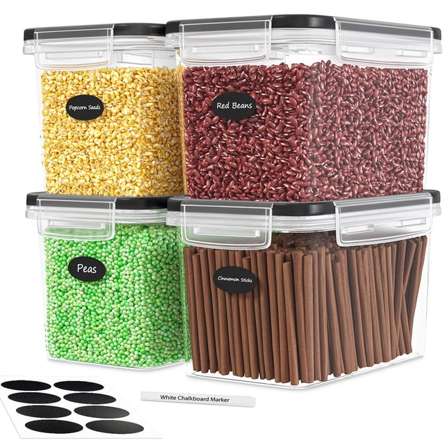 Set de contenedores de almacenamiento de alimentos DWËLLZA KITCHEN 3,6 L, 4 piezas