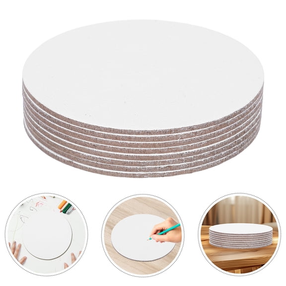 WEAVILUX Premium Round Canvas Boards for Painting, Art Projects, Classroom Use, Hobby Supplies, Artist Quality Materials